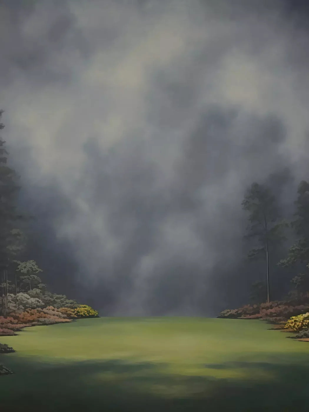 Misty Autumn Valley Iii 6’X8’ Fleece (72 X 96 Inch) Backdrop