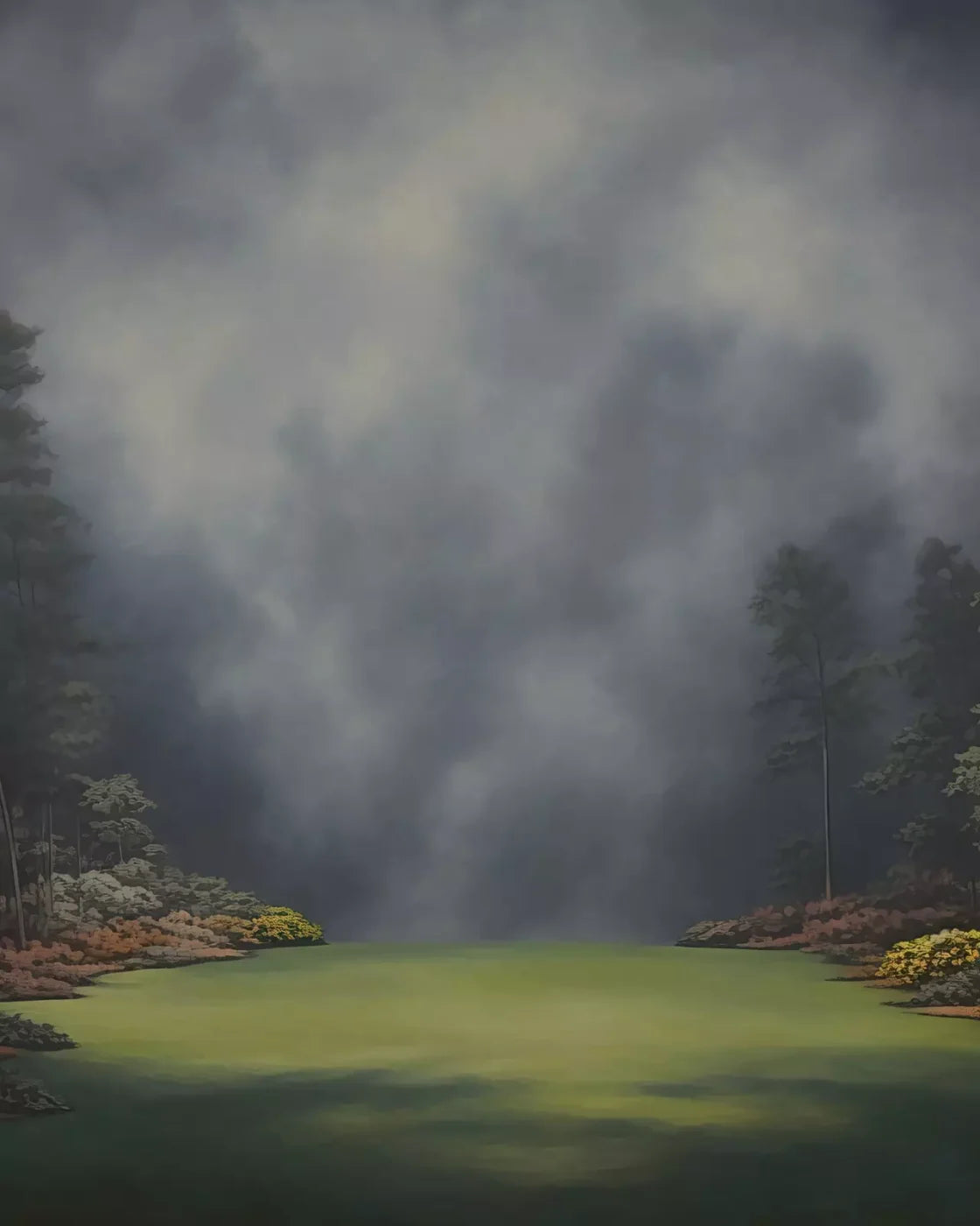Misty Autumn Valley Iii 8’X10’ Fleece (96 X 120 Inch) Backdrop