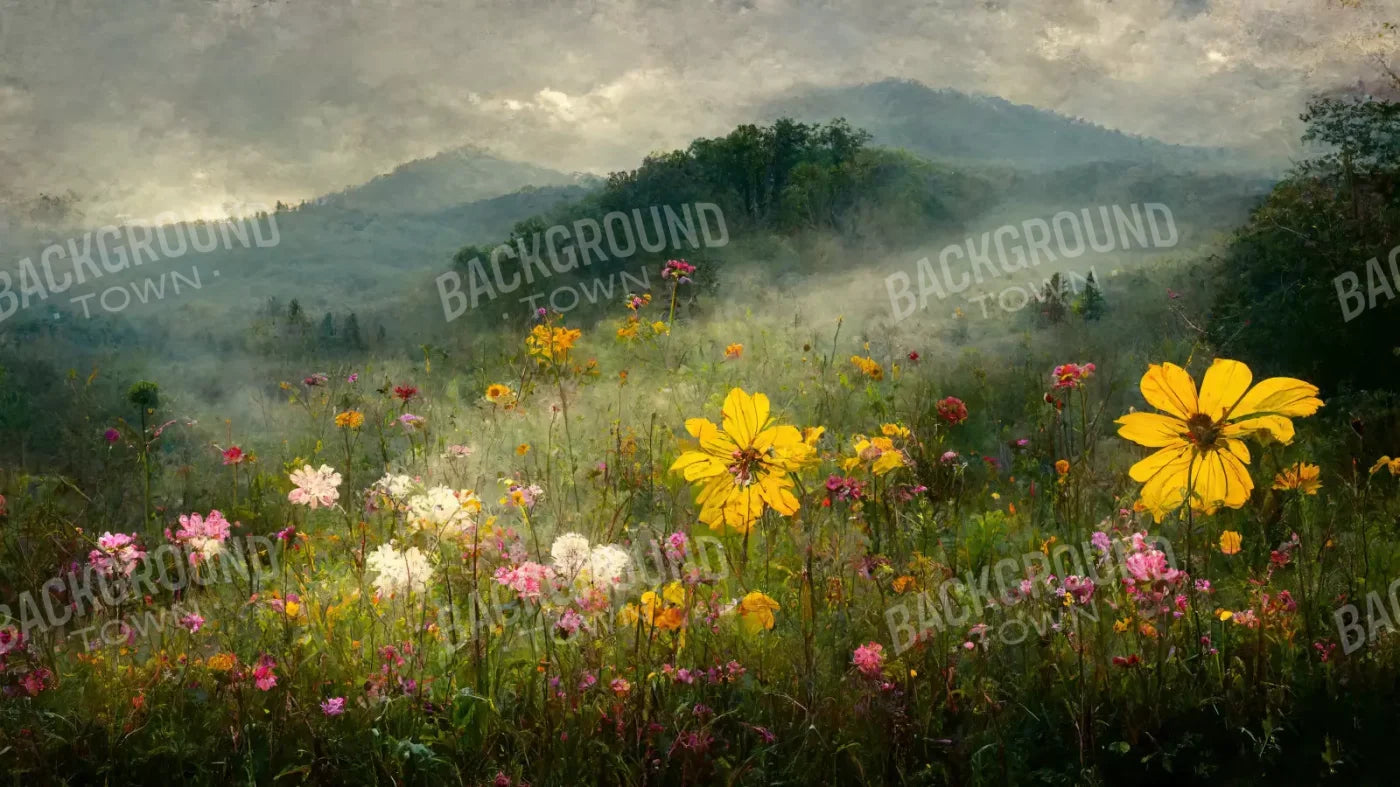 Mountain Meadow 14X8 Ultracloth ( 168 X 96 Inch ) Backdrop