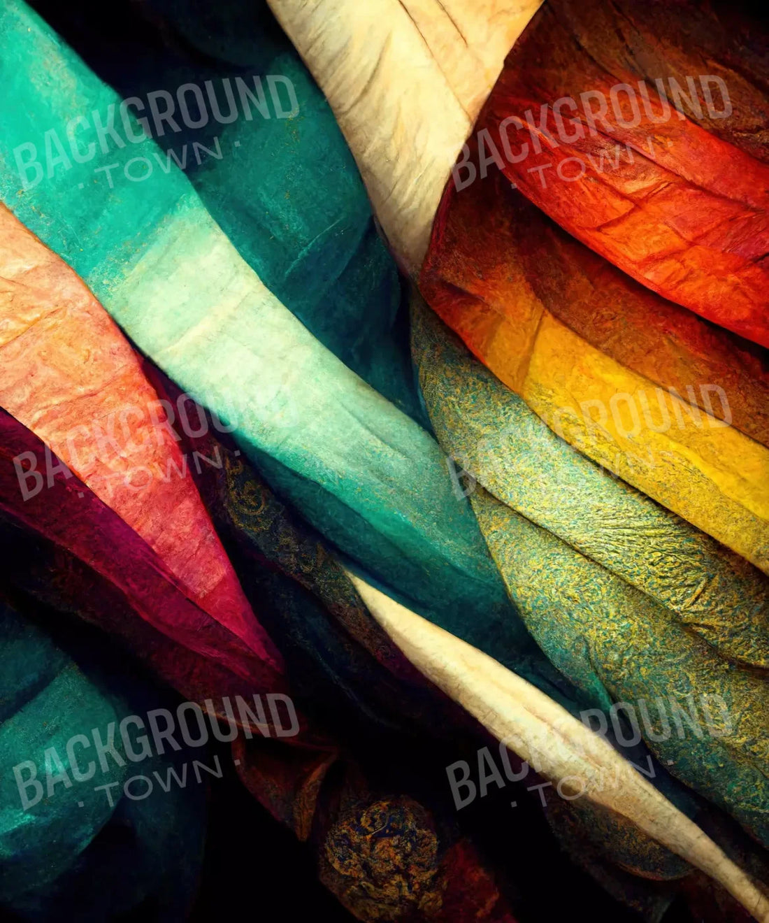 Green , Yellow, Red Backdrop for Photography