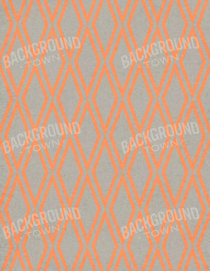 Mod Orange 6X8 Fleece ( 72 X 96 Inch ) Backdrop