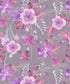 Gray Floral Backdrop for Photography