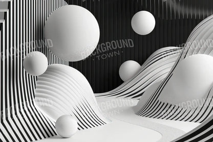 Monochrome Flow 2 12’x8’ UltraCloth (144 x 96 inch) Backdrop