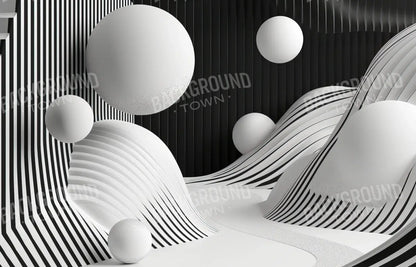 Monochrome Flow 2 14’x9’ UltraCloth (168 x 108 inch) Backdrop