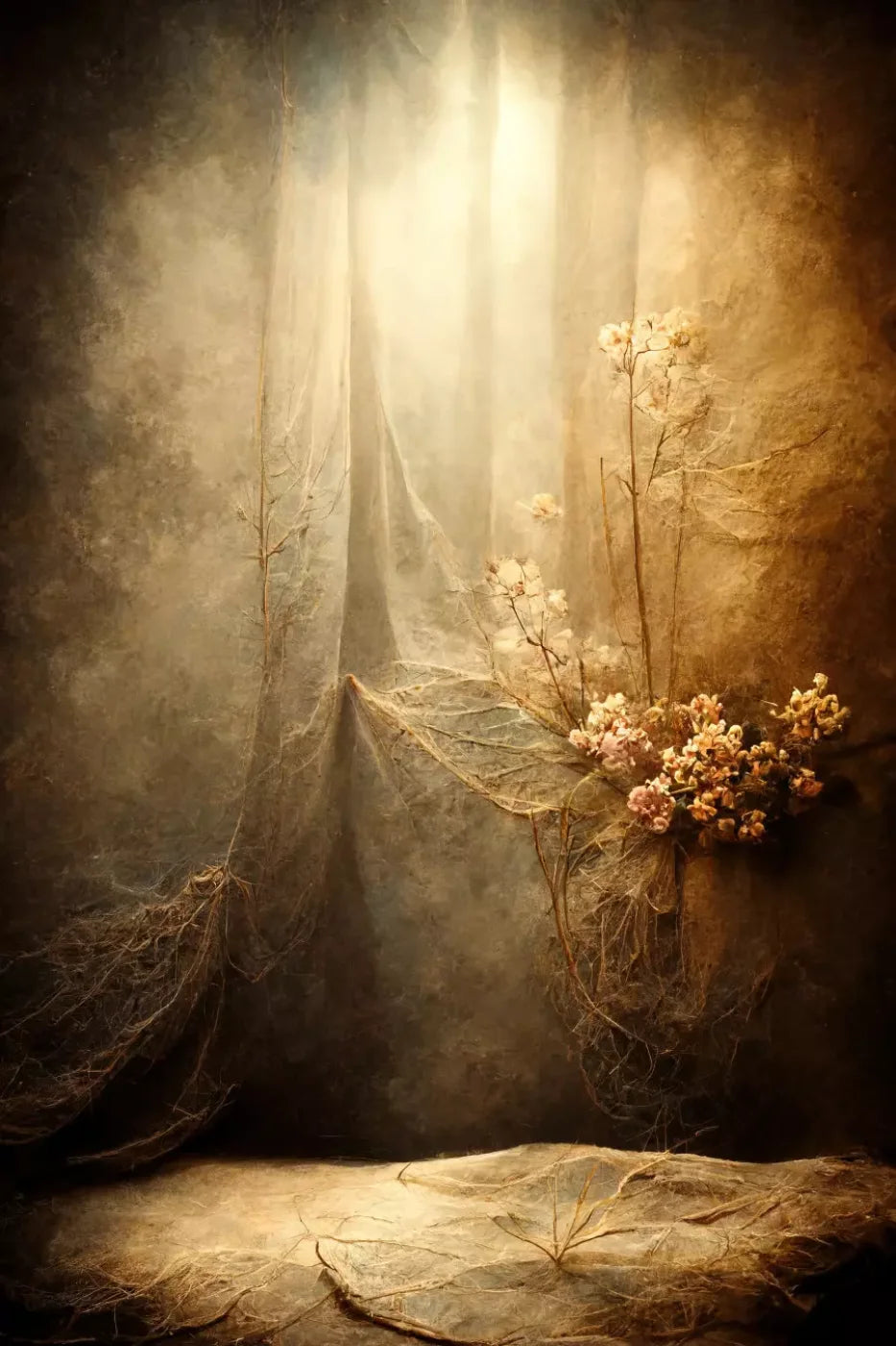 Moody Muslin 1 5X8 Ultracloth ( 60 X 96 Inch ) Backdrop