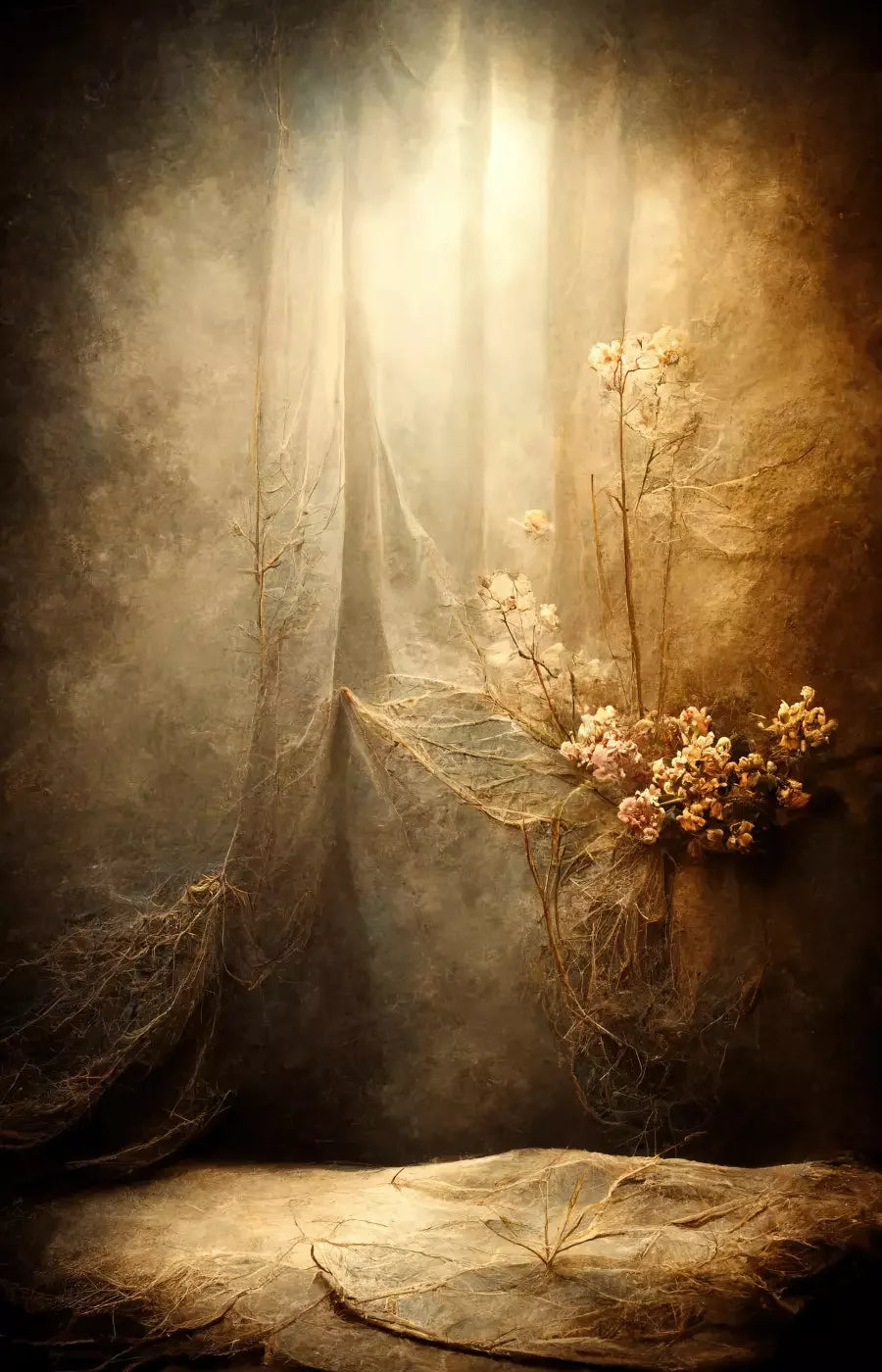 Moody Muslin 1 8X12 Ultracloth ( 96 X 144 Inch ) Backdrop