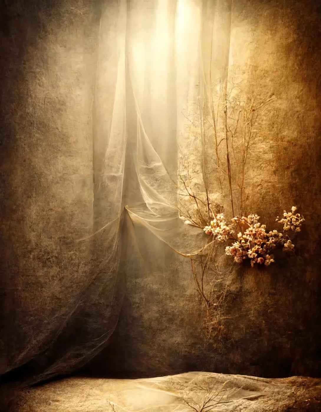 Moody Muslin 2 6X8 Fleece ( 72 X 96 Inch ) Backdrop