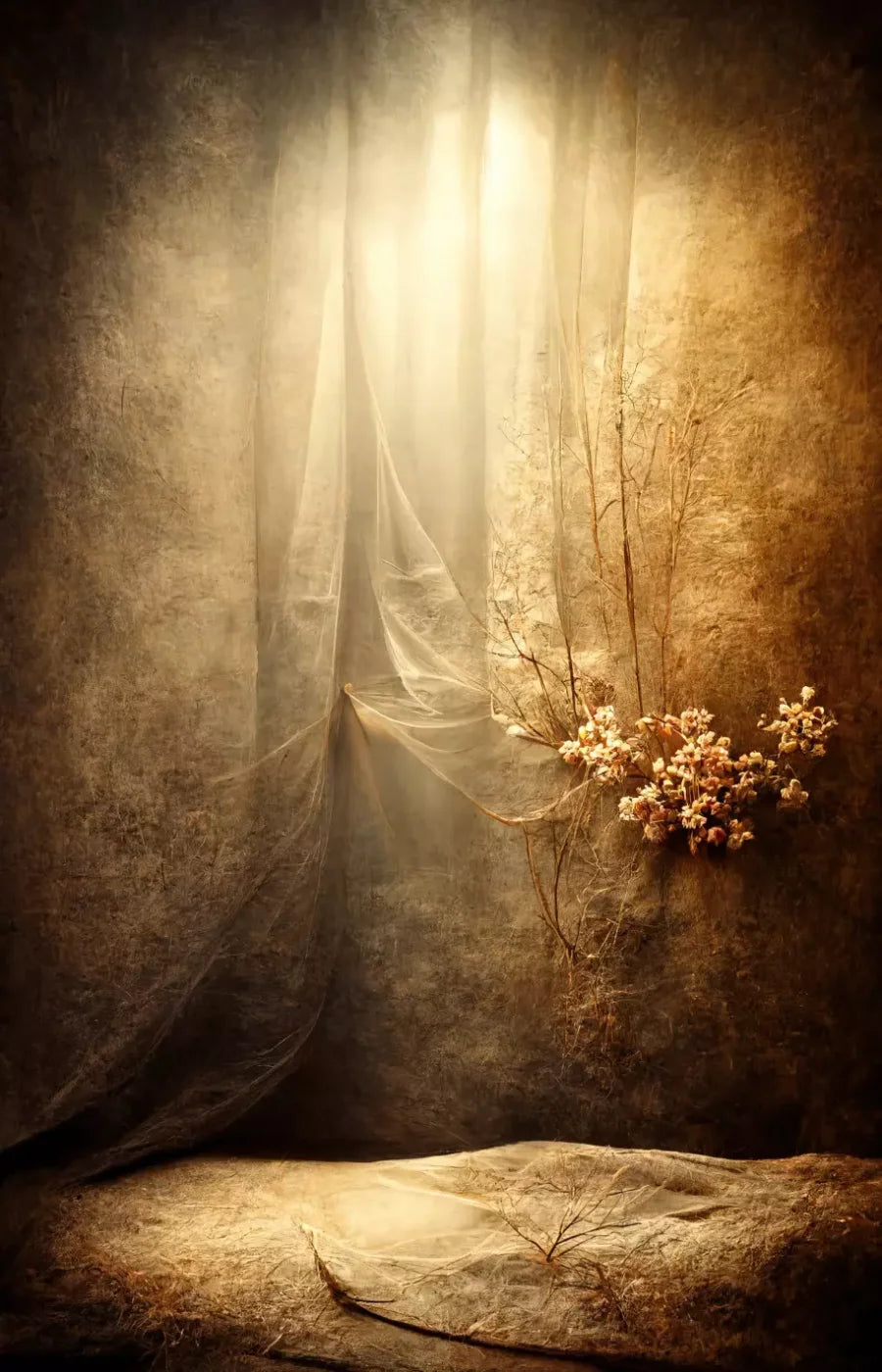 Moody Muslin 2 8X12 Ultracloth ( 96 X 144 Inch ) Backdrop