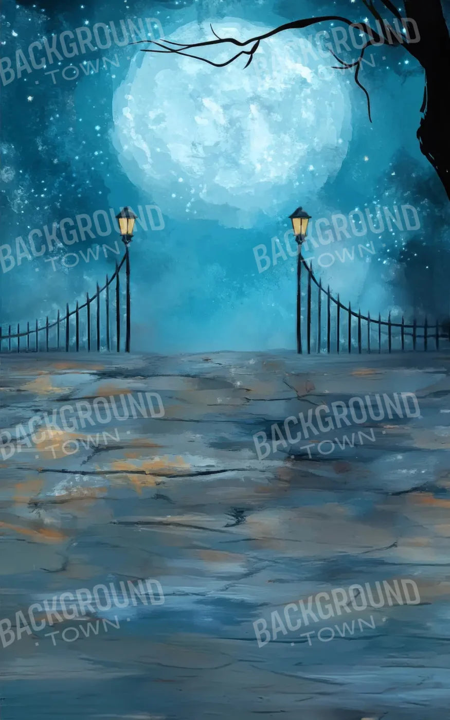 Blue White Black  Backdrop for Photography