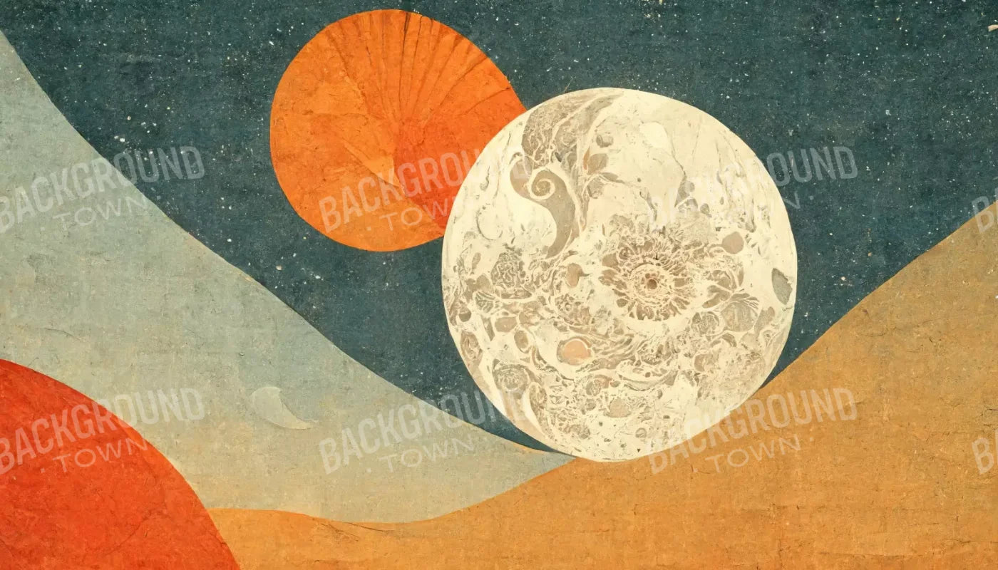 Moon Room 14’X8’ Ultracloth (168 X 96 Inch) Backdrop