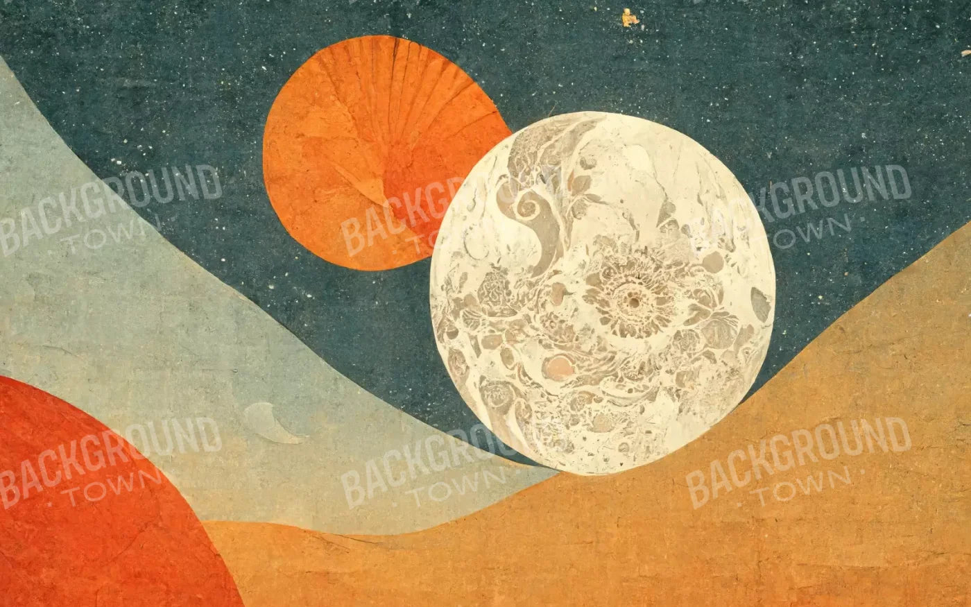 Moon Room 8’X5’ Ultracloth (96 X 60 Inch) Backdrop