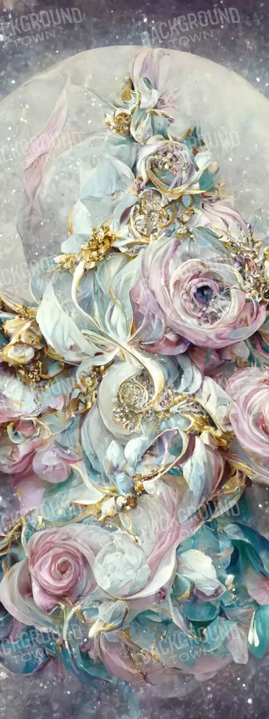 Moon Roses 8X20 Ultracloth ( 96 X 240 Inch ) Backdrop