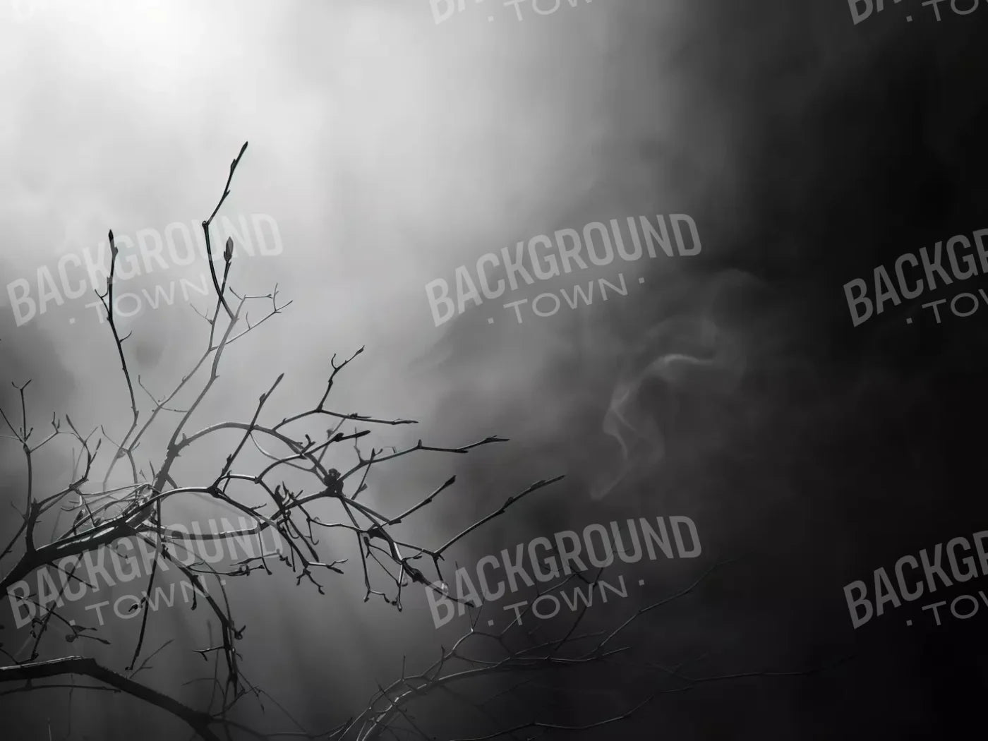 Moonlit Branch 6’8X5’ Fleece (80 X 60 Inch) Backdrop