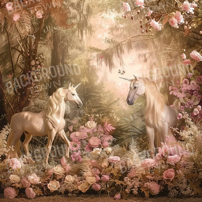 Mornings With Unicorns 10’X10’ Ultracloth (120 X Inch) Backdrop