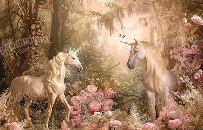 Mornings With Unicorns 14’X9’ Ultracloth (168 X 108 Inch) Backdrop