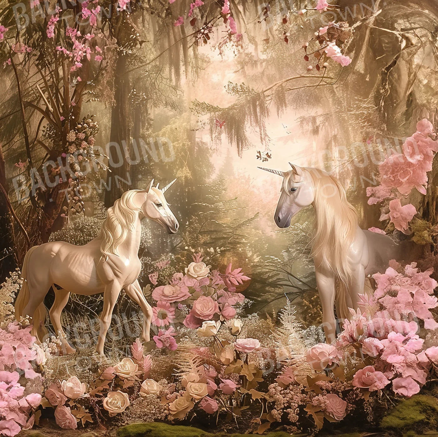 Mornings With Unicorns Bundle Backdrop