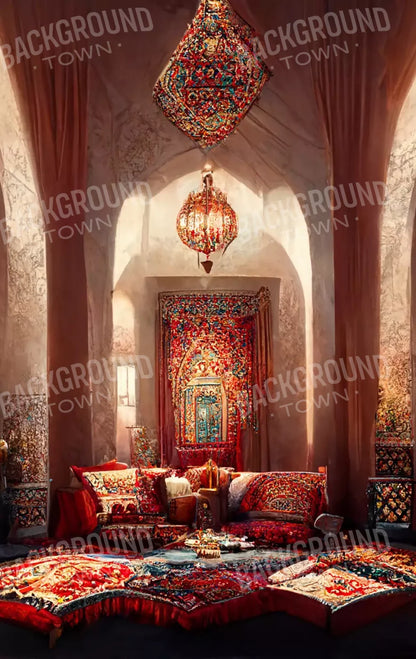 Moroccan Oasis 1 8X10 10’X16’ Ultracloth (120 X 192 Inch) Backdrop