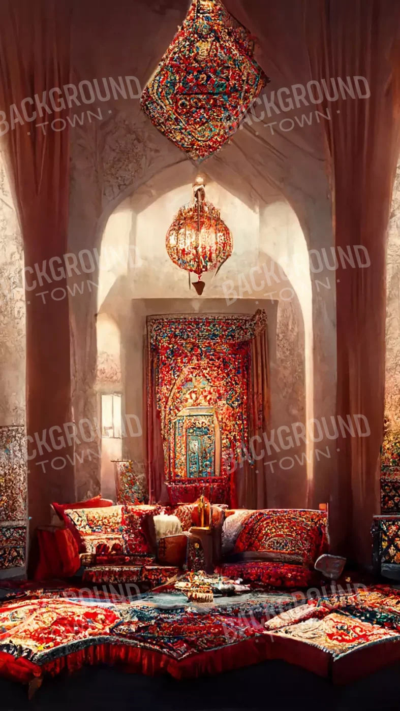 Moroccan Oasis 1 8X10 8’X14’ Ultracloth (96 X 168 Inch) Backdrop