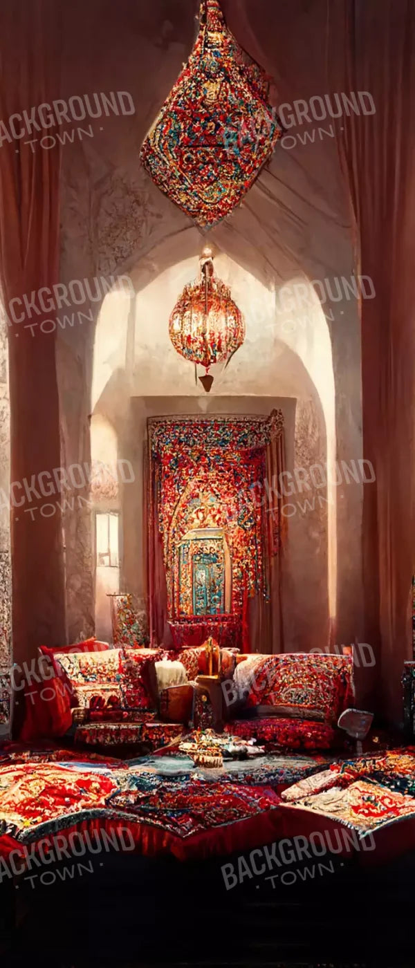 Moroccan Oasis 1 8X12 5’X12’ Ultracloth For Westcott X-Drop (60 X 144 Inch) Backdrop