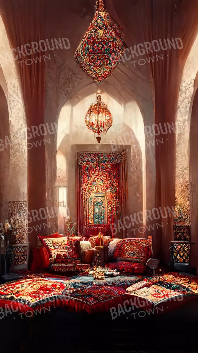 Moroccan Oasis 1 8X12 8’X14’ Ultracloth (96 X 168 Inch) Backdrop