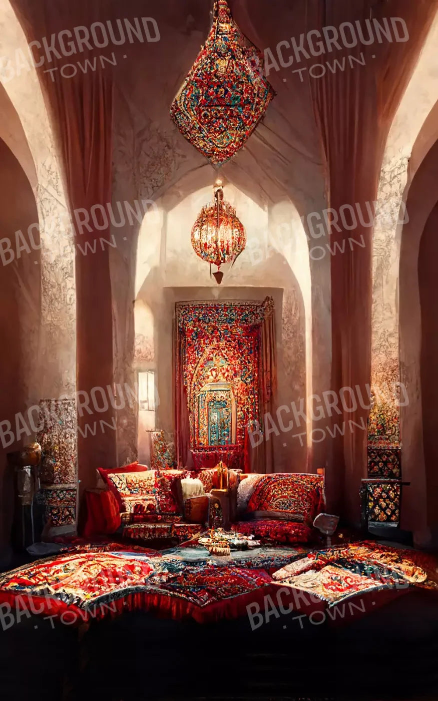 Moroccan Oasis 1 8X12 9’X14’ Ultracloth (108 X 168 Inch) Backdrop