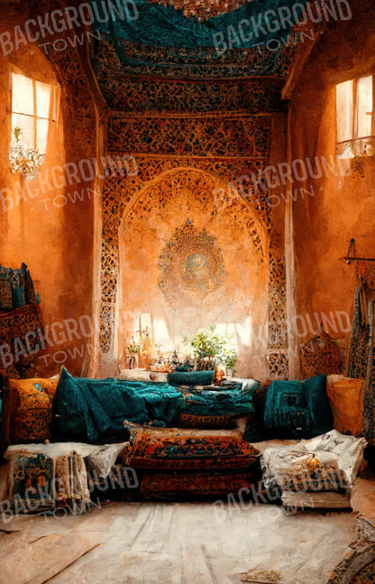 Moroccan Oasis 2 8X10 8X12 Ultracloth ( 96 X 144 Inch ) Backdrop