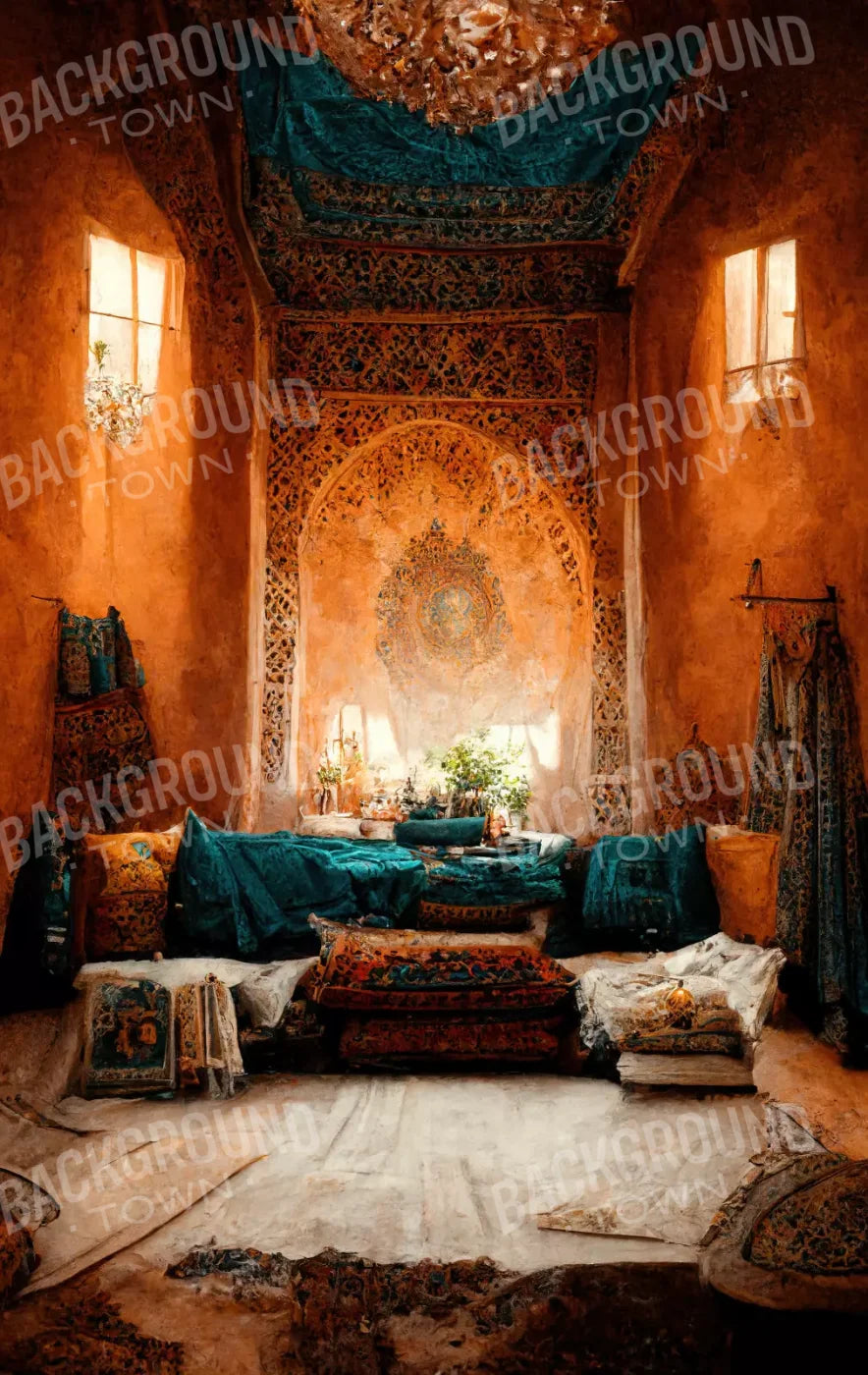 Moroccan Oasis 2 8X12 10X16 Ultracloth ( 120 X 192 Inch ) Backdrop