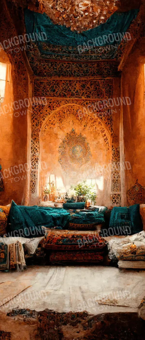 Moroccan Oasis 2 8X12 5X12 Ultracloth For Westcott X-Drop ( 60 X 144 Inch ) Backdrop