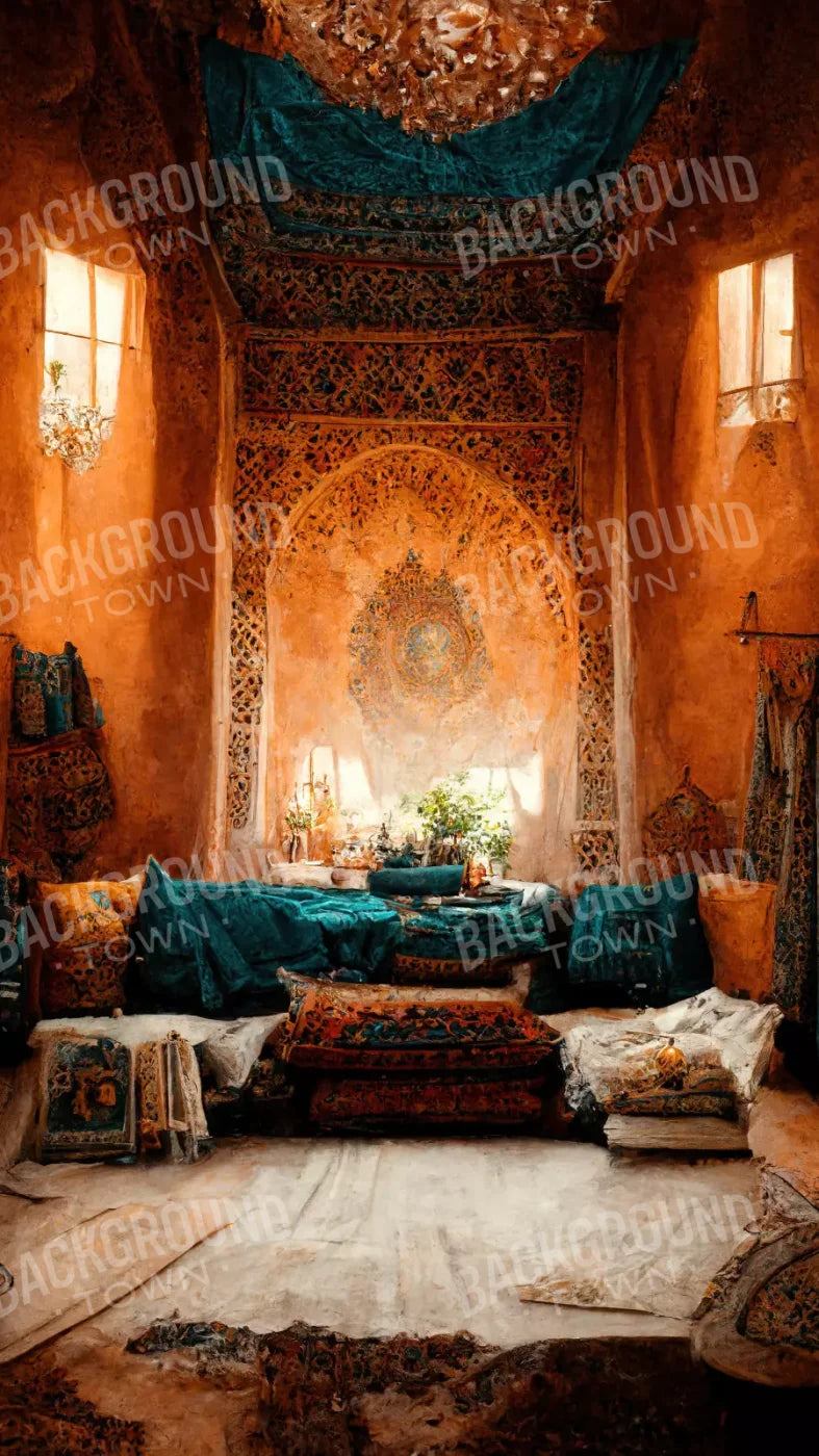 Moroccan Oasis 2 8X12 8X14 Ultracloth ( 96 X 168 Inch ) Backdrop