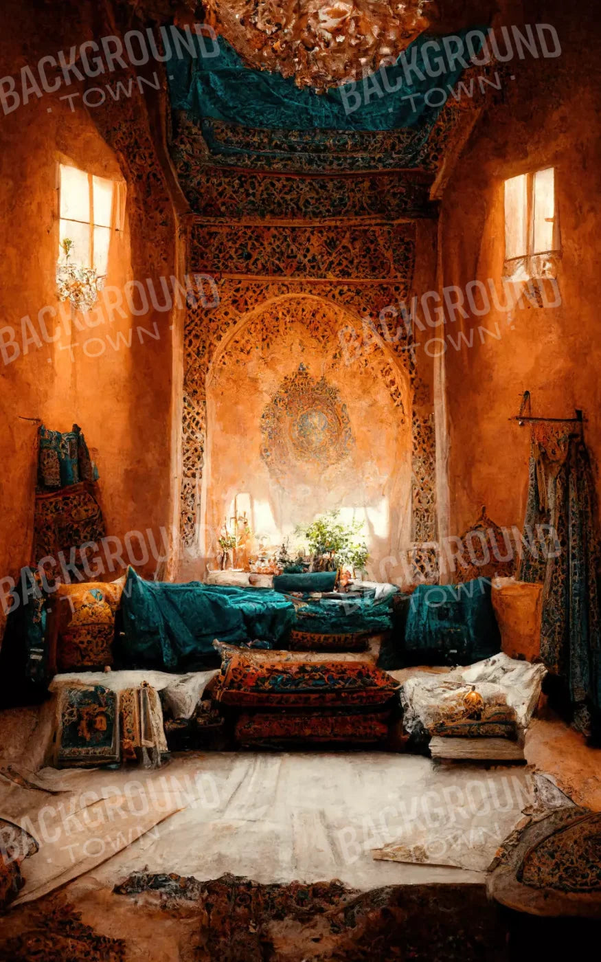 Moroccan Oasis 2 8X12 9X14 Ultracloth ( 108 X 168 Inch ) Backdrop