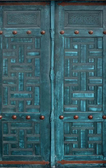 Moroccan Teal 10X16 Ultracloth ( 120 X 192 Inch ) Backdrop