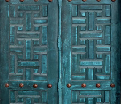 Moroccan Teal 12X10 Ultracloth ( 144 X 120 Inch ) Backdrop