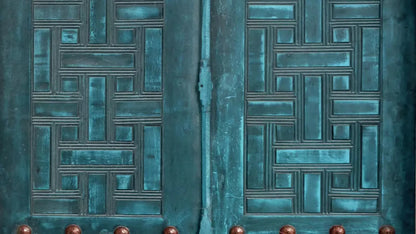 Moroccan Teal 14X8 Ultracloth ( 168 X 96 Inch ) Backdrop