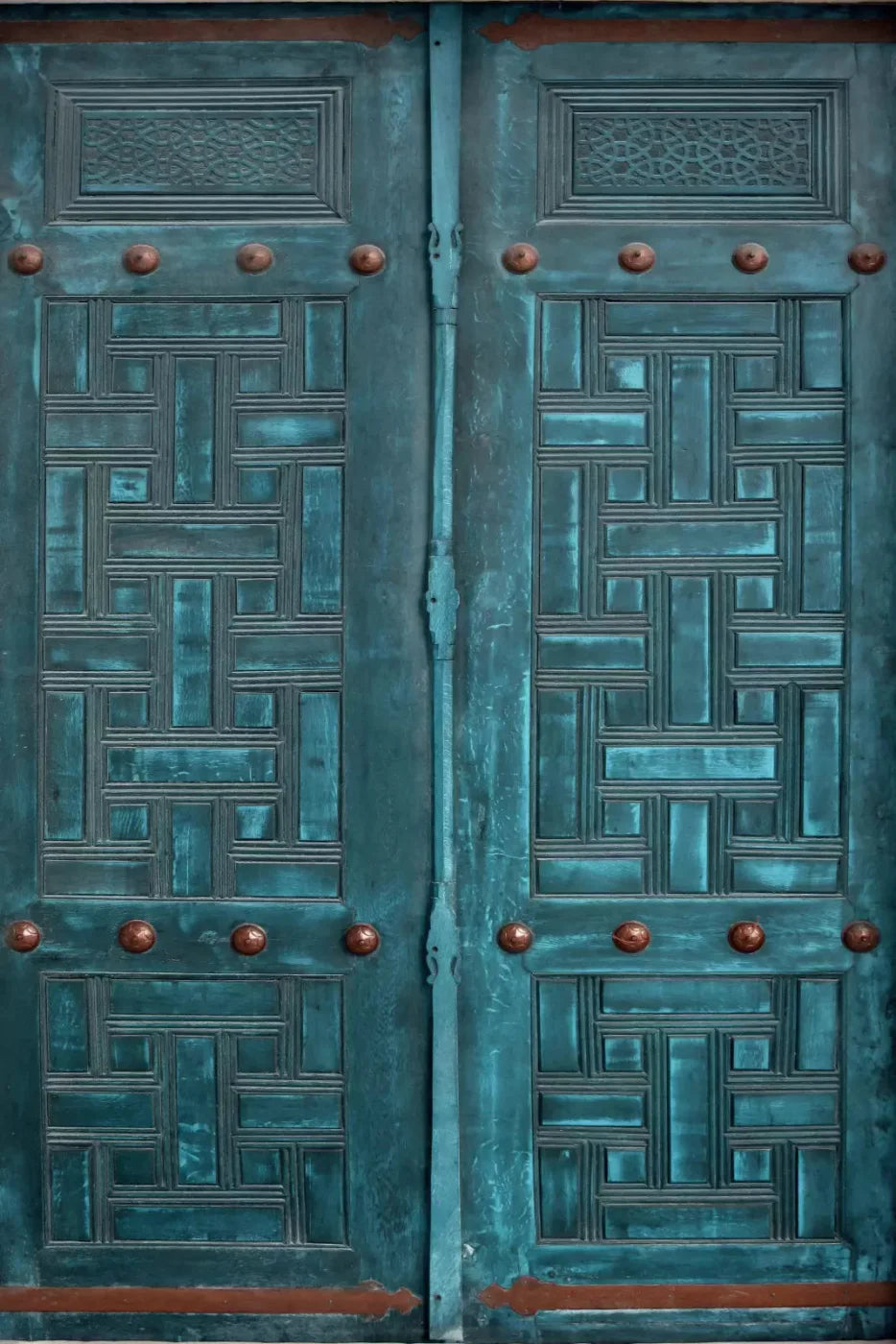 Moroccan Teal 5X8 Ultracloth ( 60 X 96 Inch ) Backdrop