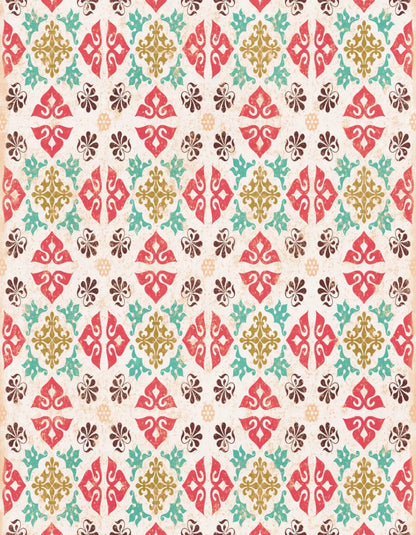 Mosaic 6X8 Fleece ( 72 X 96 Inch ) Backdrop