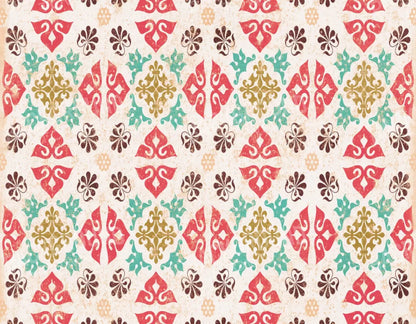 Mosaic 8X6 Fleece ( 96 X 72 Inch ) Backdrop