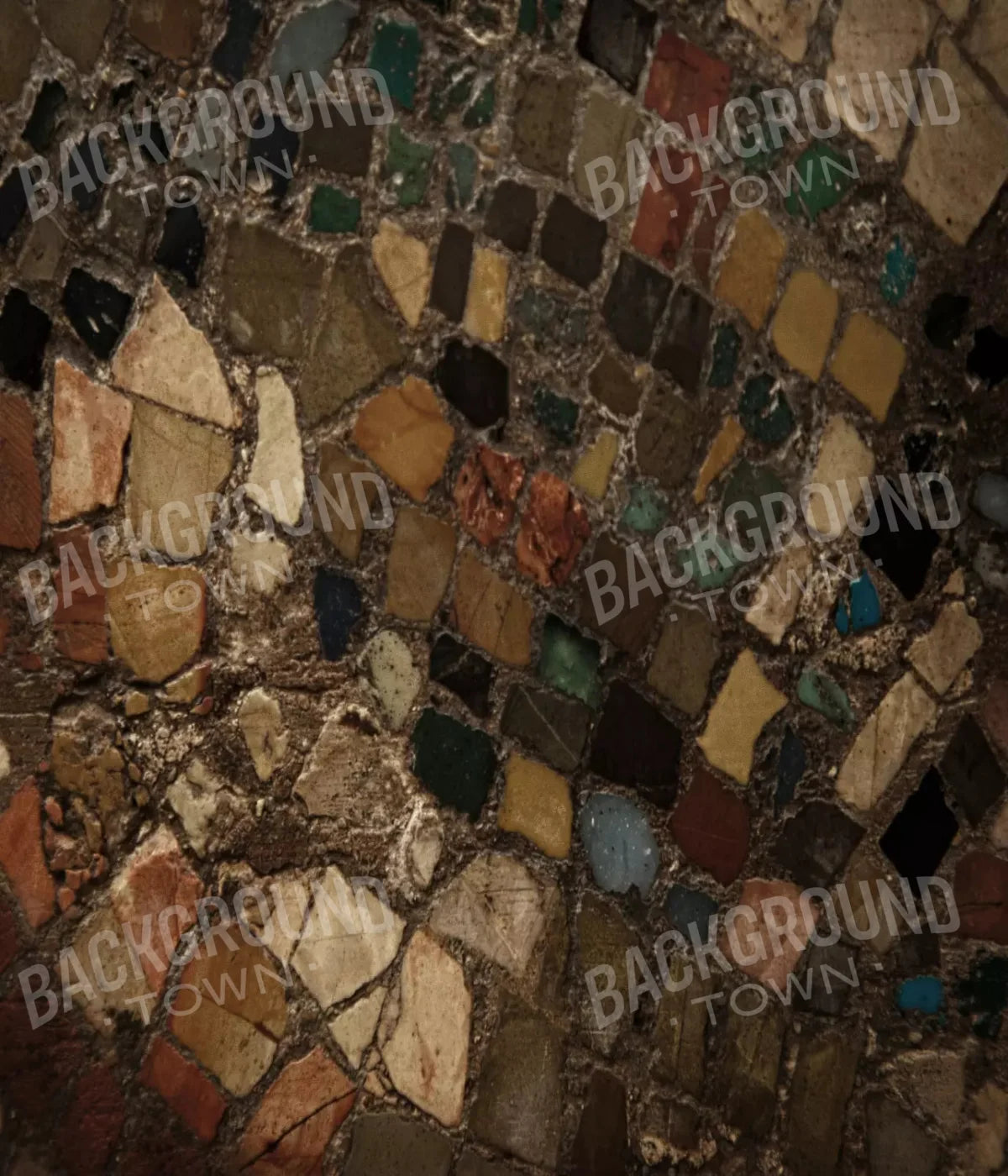 Mosaic Deep 10X12 Ultracloth ( 120 X 144 Inch ) Backdrop