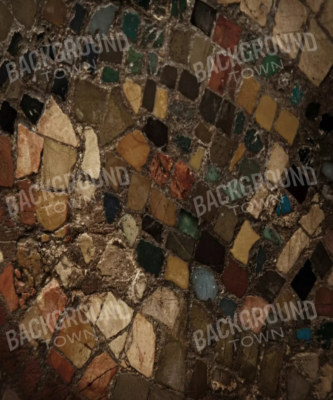 Brown Brick and Stone Backdrop for Photography