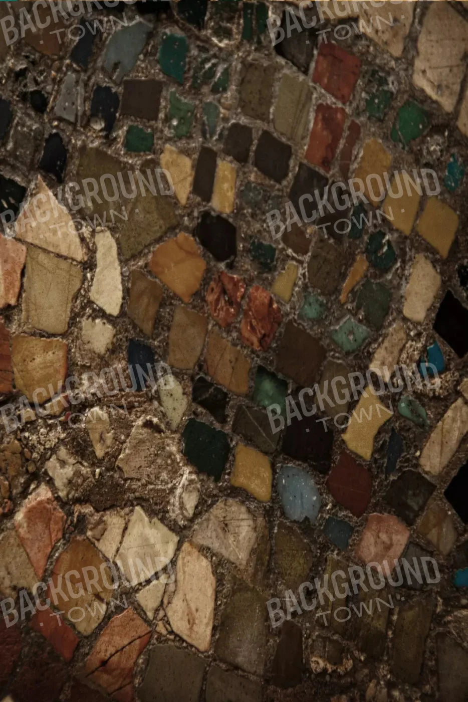 Mosaic Deep 5X8 Ultracloth ( 60 X 96 Inch ) Backdrop