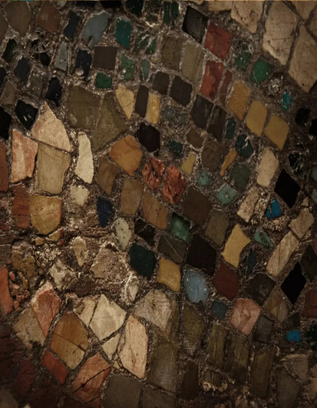 Mosaic Deep 6X8 Fleece ( 72 X 96 Inch ) Backdrop
