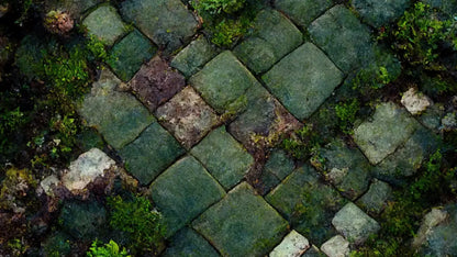 Mossy Flagstone 14X8 Ultracloth ( 168 X 96 Inch ) Backdrop