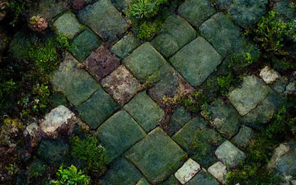 Mossy Flagstone 14X9 Ultracloth ( 168 X 108 Inch ) Backdrop