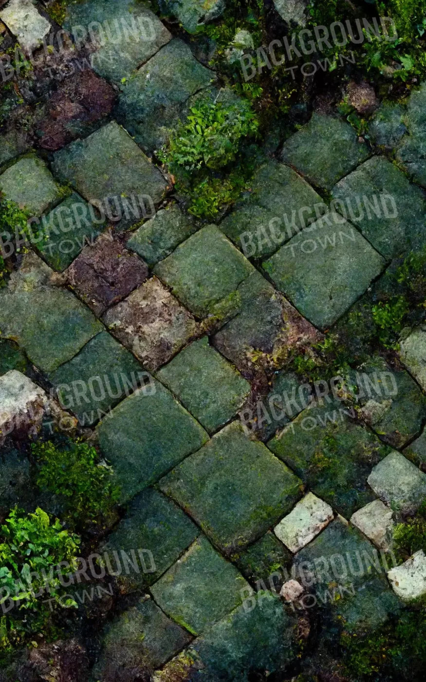 Mossy Flagstone 9X14 Ultracloth ( 108 X 168 Inch ) Backdrop