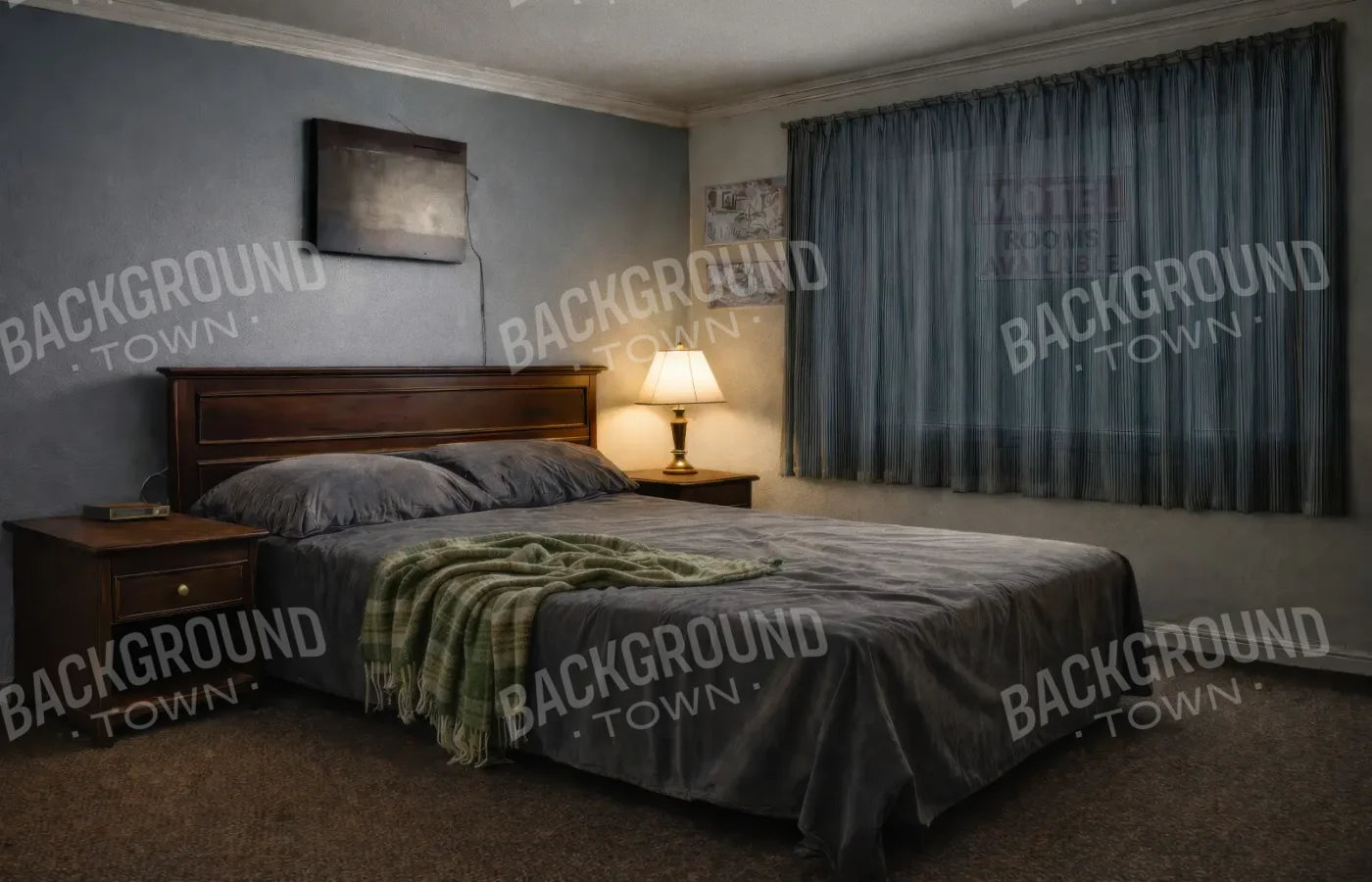 Motel Room 14’x9’ UltraCloth (168 x 108 inch) Backdrop