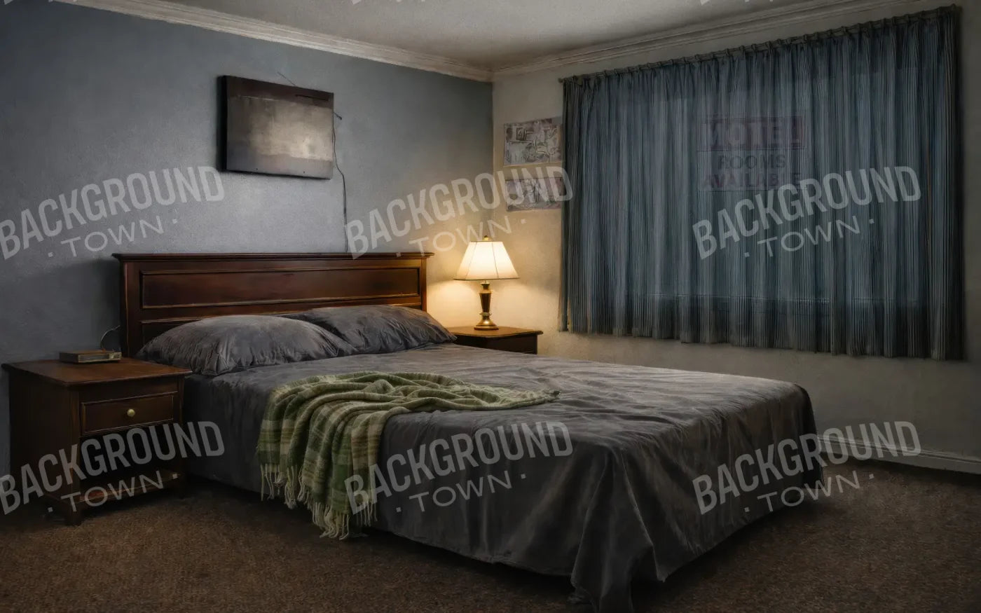 Motel Room 8’x5’ UltraCloth (96 x 60 inch) Backdrop