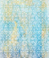 Blue Damask Backdrop for Photography
