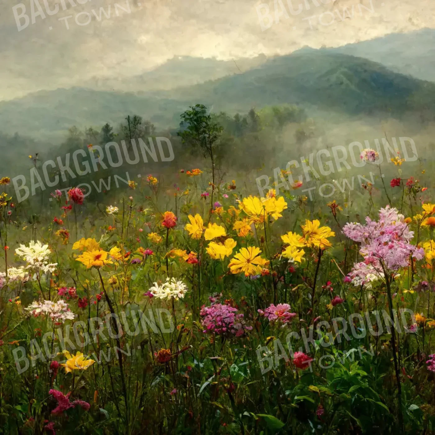 Mountain Meadows 10X10 Ultracloth ( 120 X Inch ) Backdrop