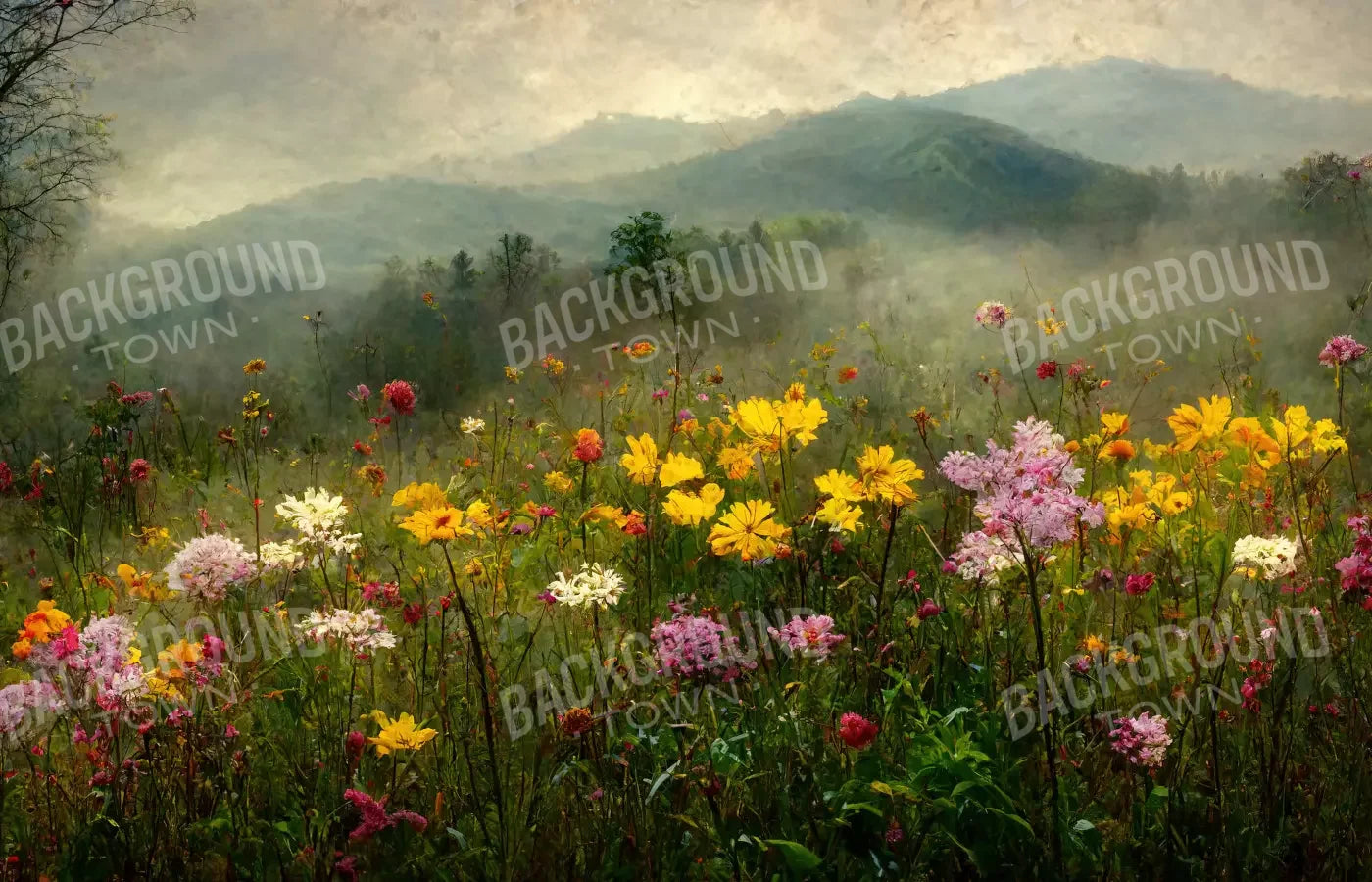 Mountain Meadows 12X8 Ultracloth ( 144 X 96 Inch ) Backdrop