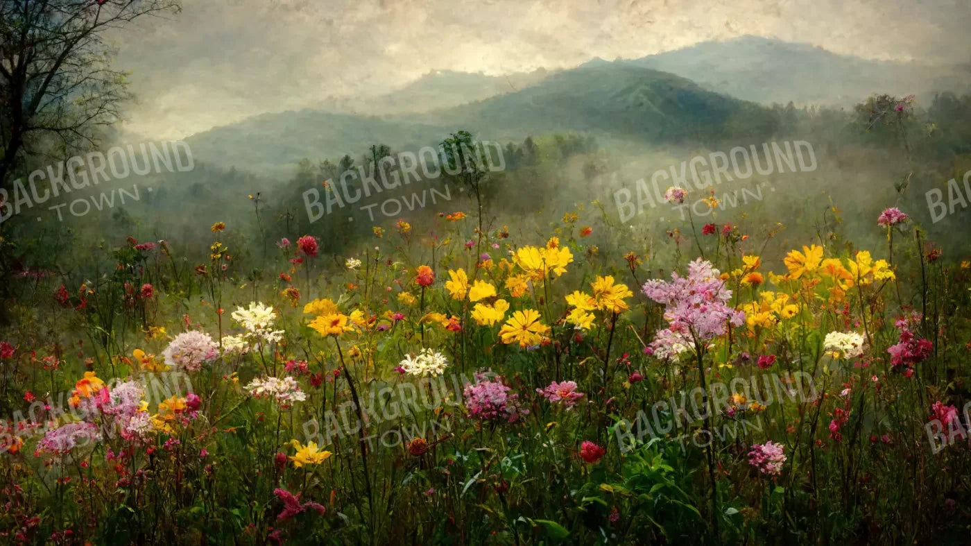 Mountain Meadows 14X8 Ultracloth ( 168 X 96 Inch ) Backdrop