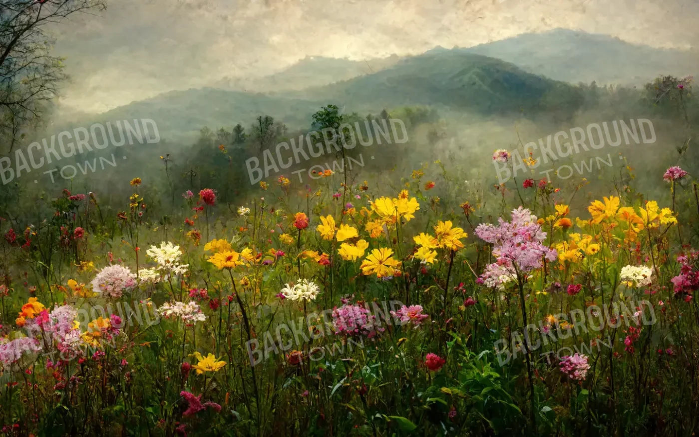 Mountain Meadows 14X9 Ultracloth ( 168 X 108 Inch ) Backdrop